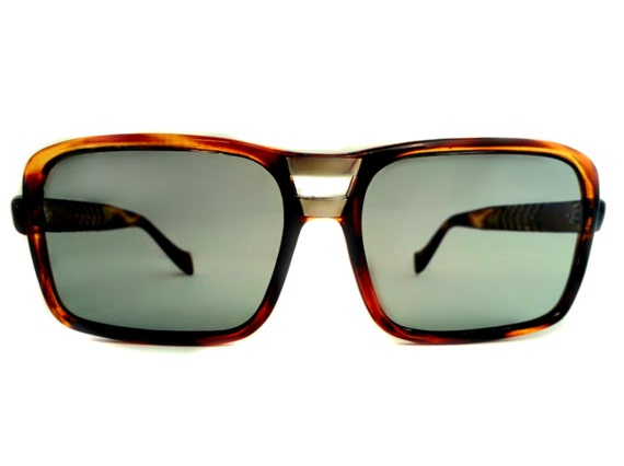 Original vintage 60s mens tortoise sunglasses not