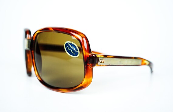 Occhiali da sole tartarugati da uomo originali vintage anni 60 non usati Etsy Italia