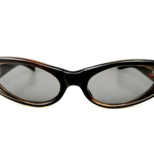 KARTE FRANCE cat eye 50er Jahre original vintage Damen Sonnenbrille nicht benutzt