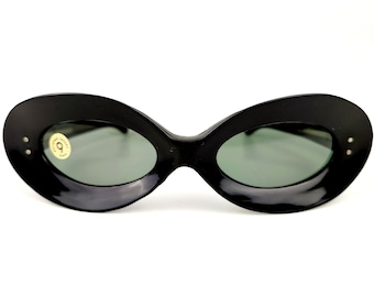 SUPERSOLFLEX ITALY original Vintage 60er Jahre Damen Sonnenbrille nicht benutzt - selten