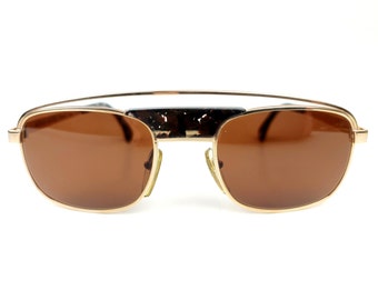 ALAIN MIKLI Paris Handmade 632/355 Gafas de sol vintage originales unisex de los años 80 - raras
