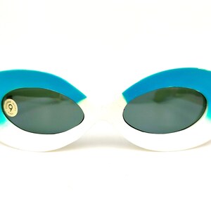 SUPERSOLFLEX ITALY lunettes de soleil originales vintage pour femmes des années 60 non utilisées - rares