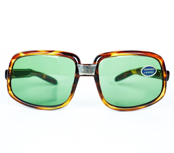 Original vintage 60s mens tortoise sunglasses not