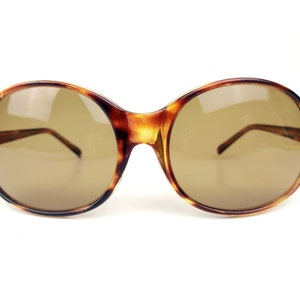 Original oversized vintage 60s tortoise womens sunglasses not used