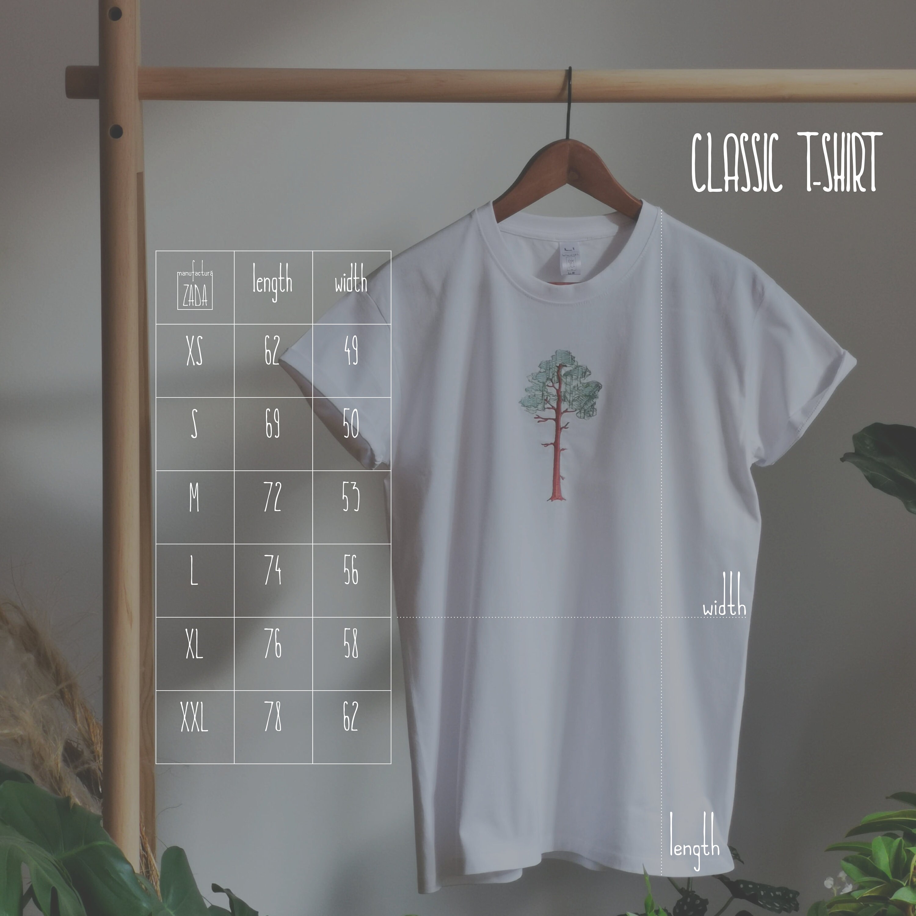 トップス tree & moon Embroidery Shirt - Sakura Sakura Embroidered Shirt – Kidoriman