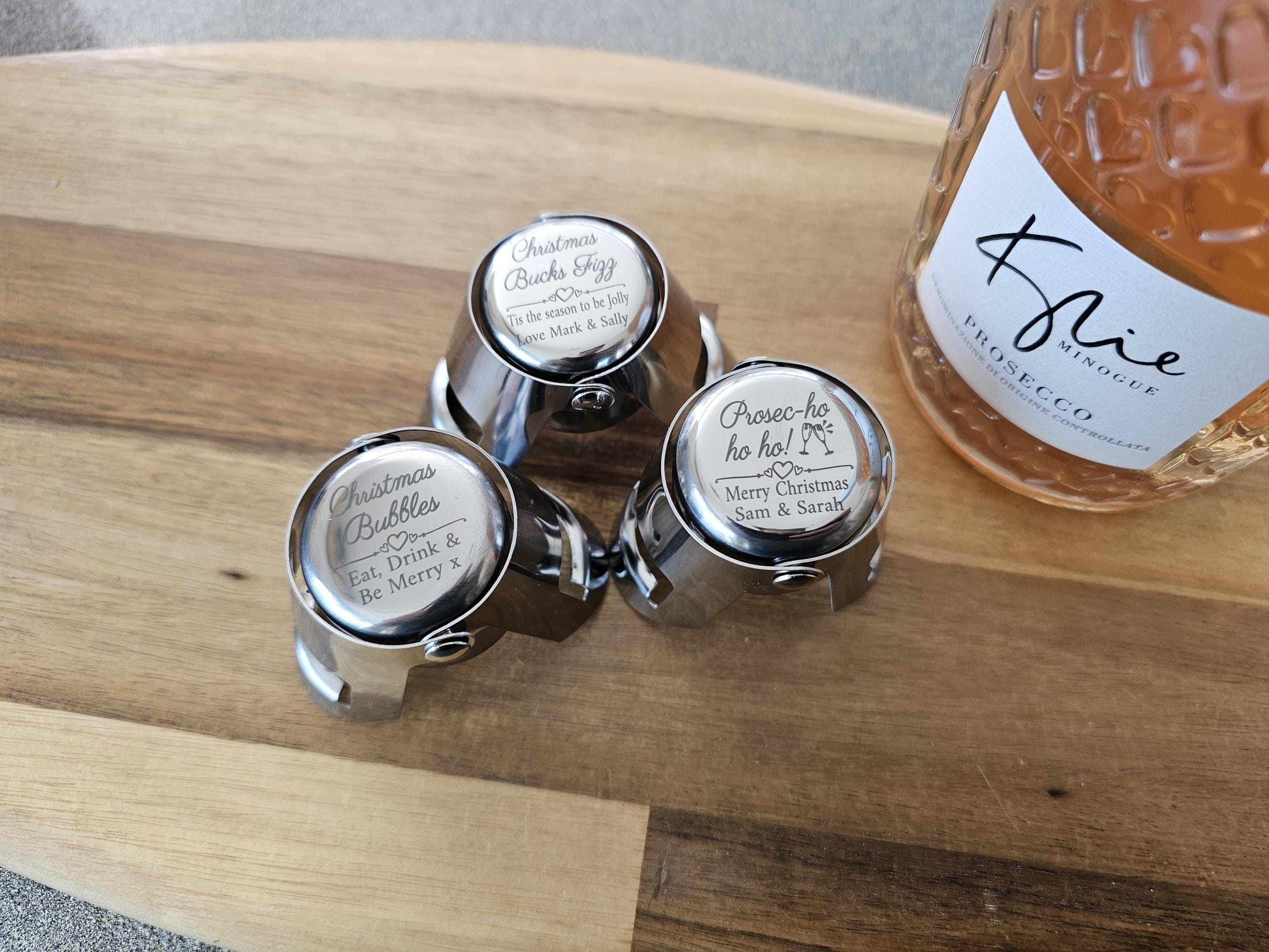 4 tappi per bottiglie di champagne, riutilizzabili in acciaio inox, tappi per bottiglie di vino, champagne, birra