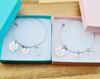Pulsera personalizada para damas de honor, elección de caja de regalo, regalo de dama de honor, regalo de dama de honor, propuesta de dama de honor, madre de la novia