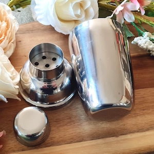 Gepersonaliseerde roestvrijstalen mini-cocktailshaker 10oz- valentijnscadeau, cadeau voor thuisbarman | Professionele mixoloog - Vaderdag afbeelding 10