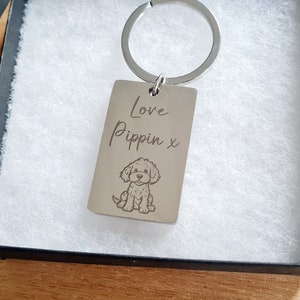 Cockapoo Mum Keyring | Ideal Gift - Can be personalised - Cockapoo owner - Dog lover gift - Polished Keyring, I love Cockapoo&#39;s