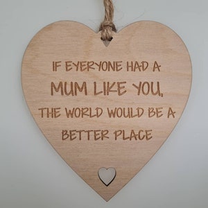 Maman Cadeau Plaque Spéciale Maman Cadeau Plaque suspendue Plaque décorative coeur cadeau | Maman pour être cadeau d’anniversaire amusant, Noël, cadeau d’amitié