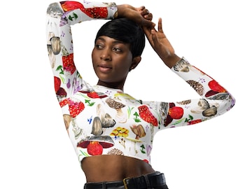 Poisonous Mushies Crop Top