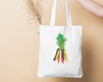 Organic fashion tote bag- Heritage Carrots