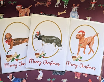 Merry Dogmas- Doggy Christmas Cards