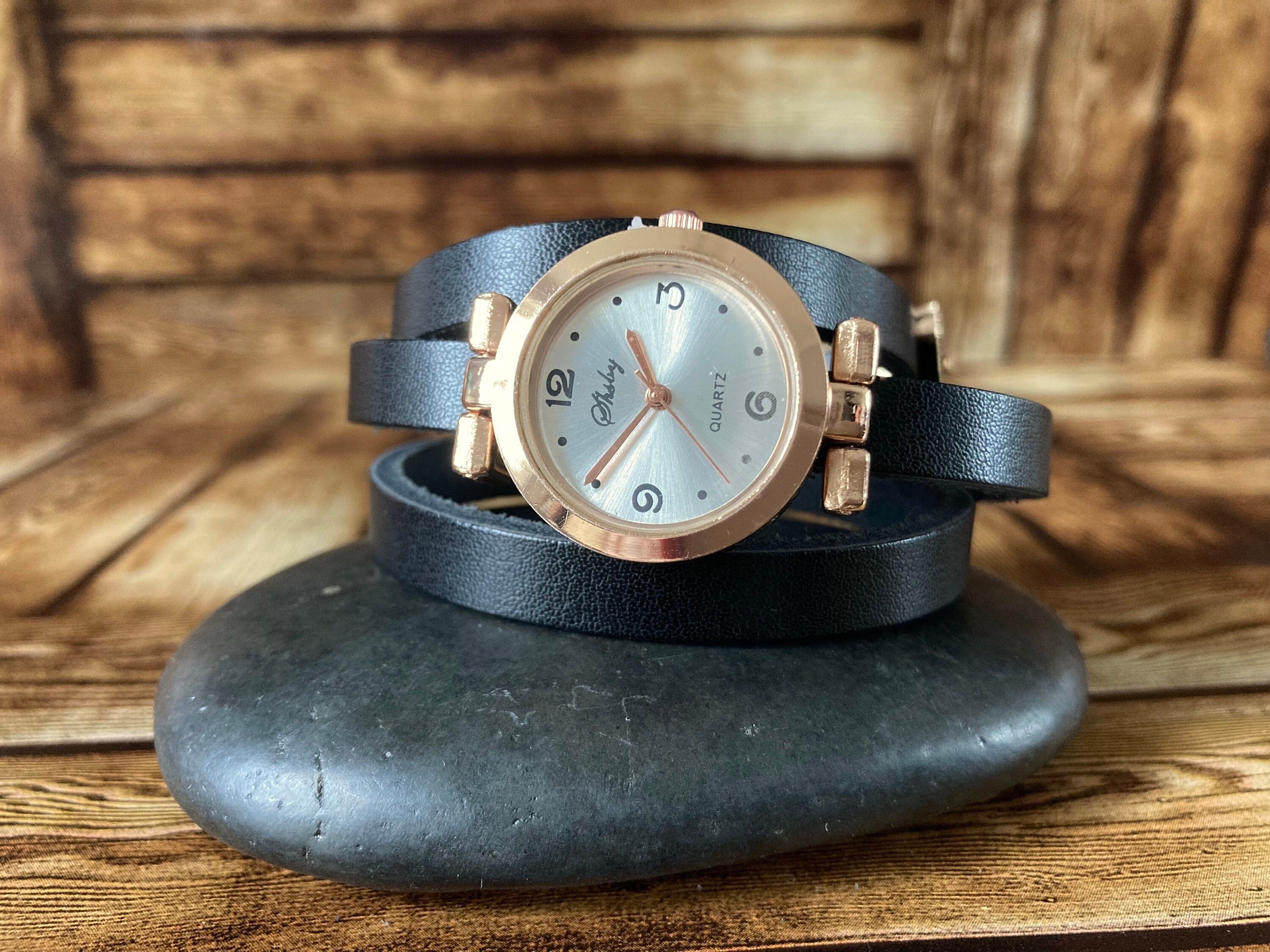 Double wrap hotsell watch