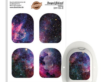 Omnipod Podsticker - Galaxy (4er Set)