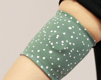 Armloop universell - Frost green and dots