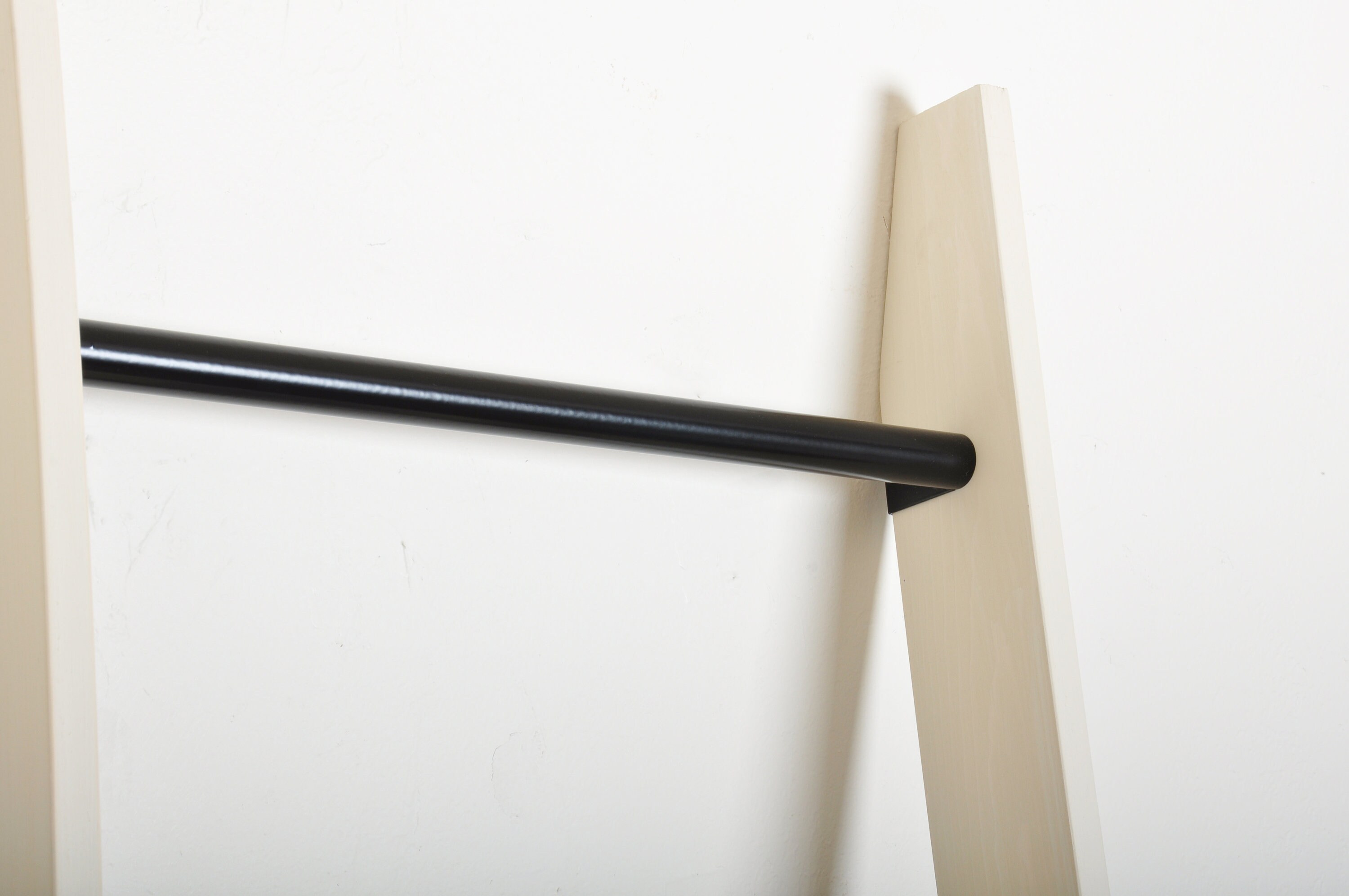 White & Black Metal Rung Blanket Ladder / 6ft Blanket Ladder / Etsy