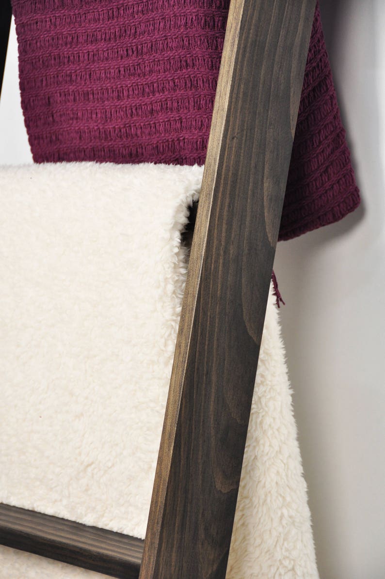 Blanket Ladder / 6ft Ladder / Quilt Ladder / Black Ladder / Etsy