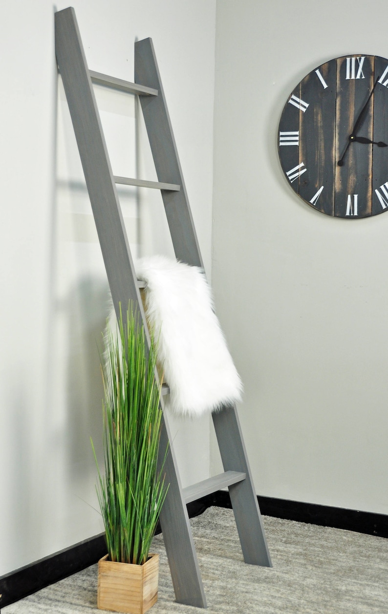 Blanket Ladder / 6ft Ladder / Quilt Rack / Towel Rack Bathroom Etsy