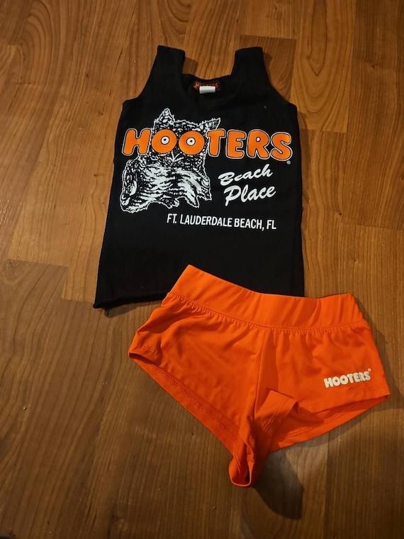 Hooters Uniform Set Vintage Top XS and Shorts XXS - Etsy