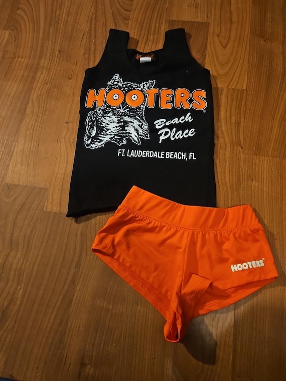 Hooters Uniform Set Vintage Top XS and Shorts XXS - Etsy