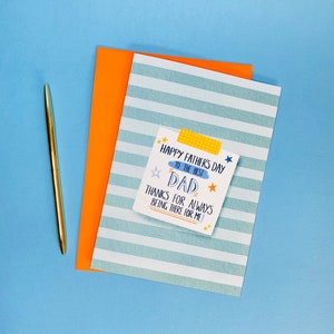 Fête des pères, papa, carte postale A5, cartes de voeux pour papa, cadeau fête des pères, carte de fête des pères de fille ou de fils, carte de fête des pères d'enfants