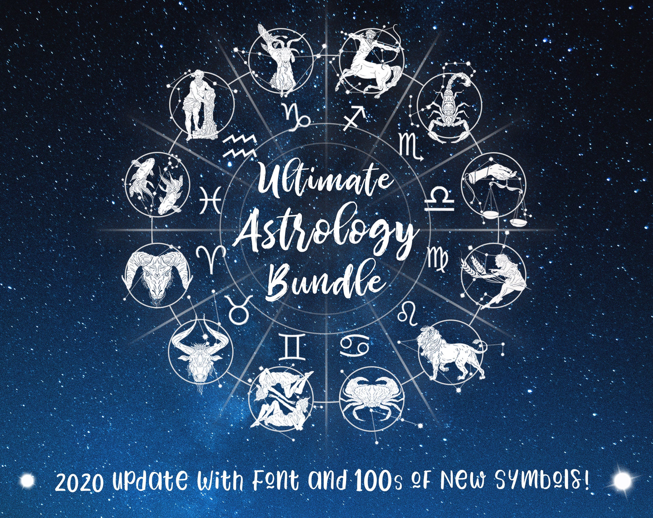 Download Ultimate Astrology Zodiac Bundle 350 Files Updated 2020 Etsy