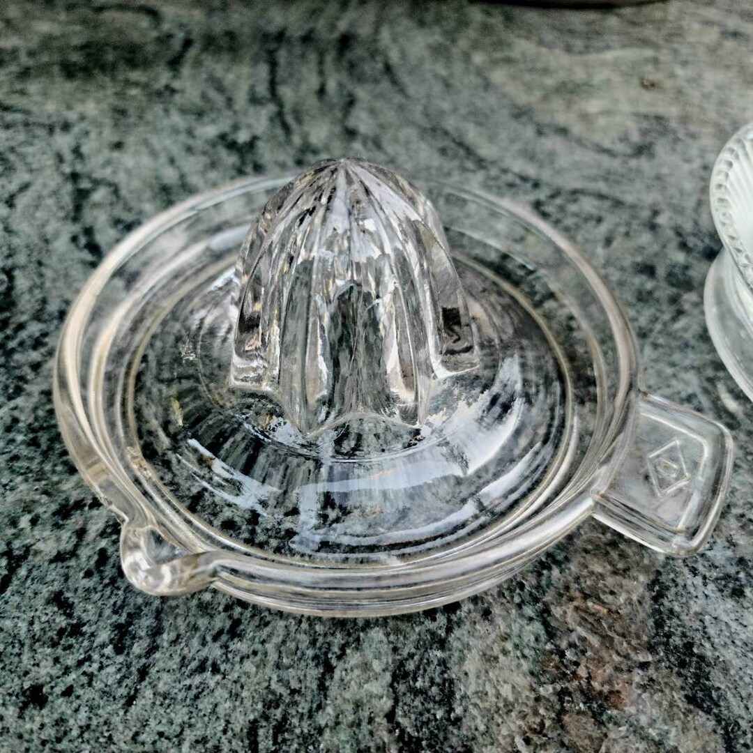 Vintage Glass Juicers Reamer Orange Lemon Lime Etsy