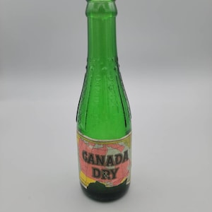Vintage Embossed Pop Bottles | Canada Dry | Coca-Cola