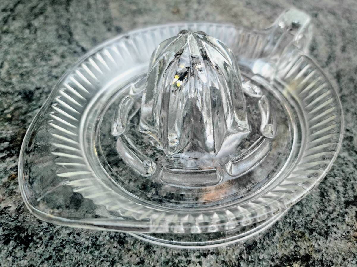 Vintage Glass Juicers Reamer Orange Lemon Lime Etsy