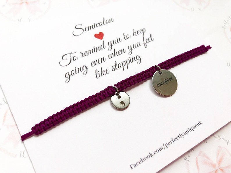 survivor gifts Survivor bracelet warrior gifts mental health gifts mental health bracelets charm macrame bracelet charm bracelet