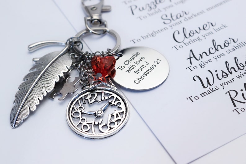 Keyring Personalised Gifts for Her Thinking of You Gift Etsy UK