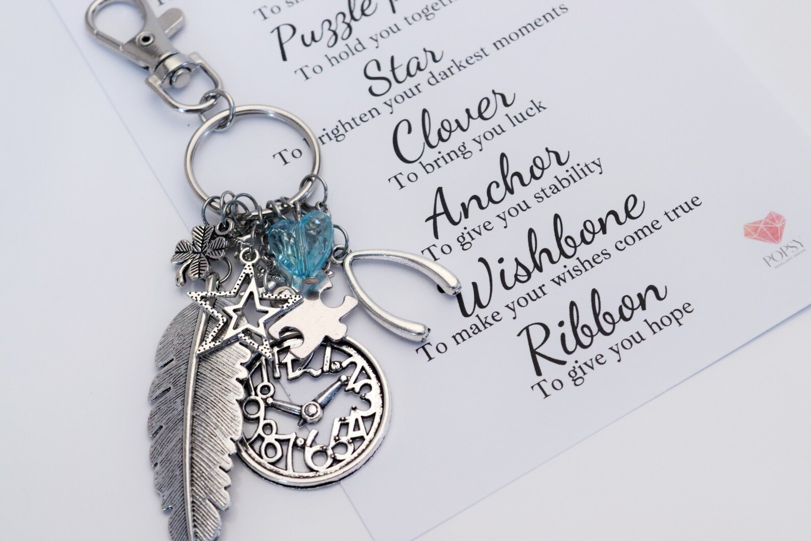 Keyring Personalised Gifts for Her Thinking of You Gift Etsy UK