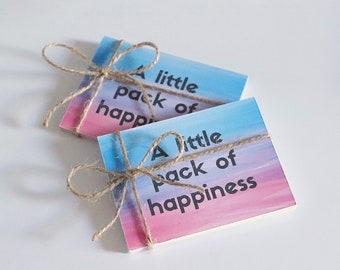 Pack of happiness cards, motivational cards, affirmation cards, teenage gift, lunchbox notes, positive mindset, Self Love Cards