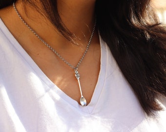 Spoon Theory Necklace: Stainless Steel Spoonie Gift