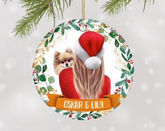 Pomeranian Face Xmas Ornaments 3 Inch Christmas Ornament Keepsake Gift Memorial Peace & Happiness Christmas Decorations Pomeranian Face Xmas Ornaments 3 Inch Christmas Ornament Keepsake Gift Memorial Peace & Happiness Christmas Decorations