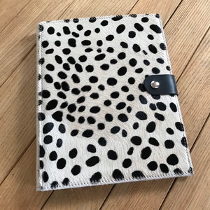 Leather Cover for reMarkable 2 / Onyx Boox Note Air 2 plus . Special edition! With printed cowhide.