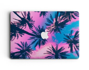 Palmtrees Colourful Macbook 13 Inch, Summer Macbook Air 13 Inch Case, Macbook Pro retina 15, Macbook Pro 13 inch Case, Macbook Pro 15 gift