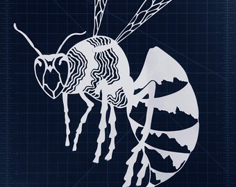 MADE TO ORDER- Papercut Wasp