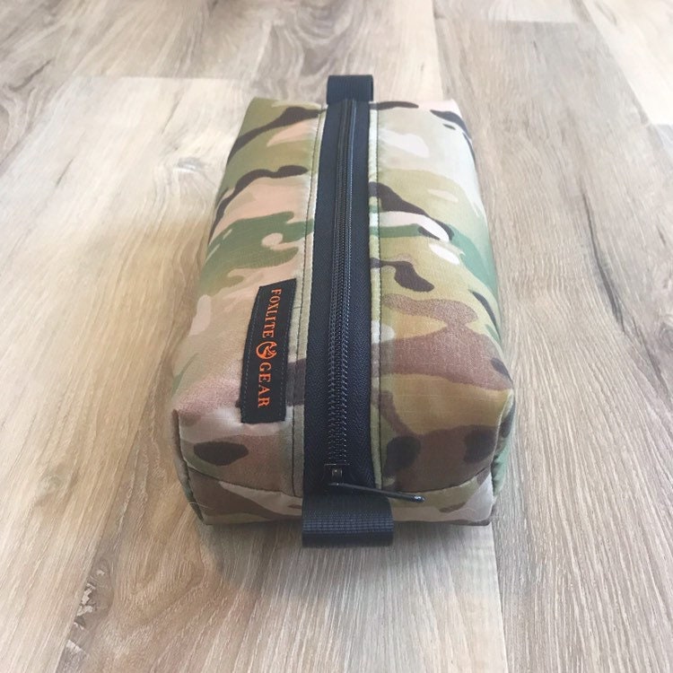 Medium Ripstop Nylon Box Pouch - Multicam/orange - Etsy