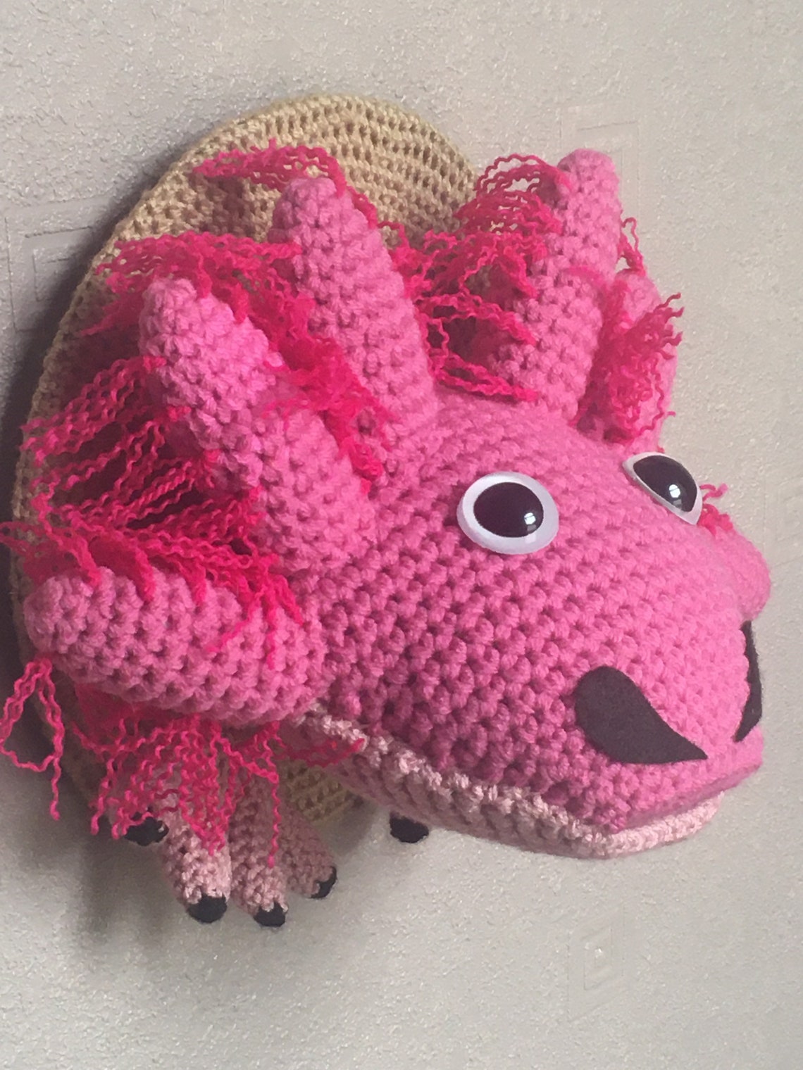 Handgemachter Axolotl Kopf Wandbehang | Etsy