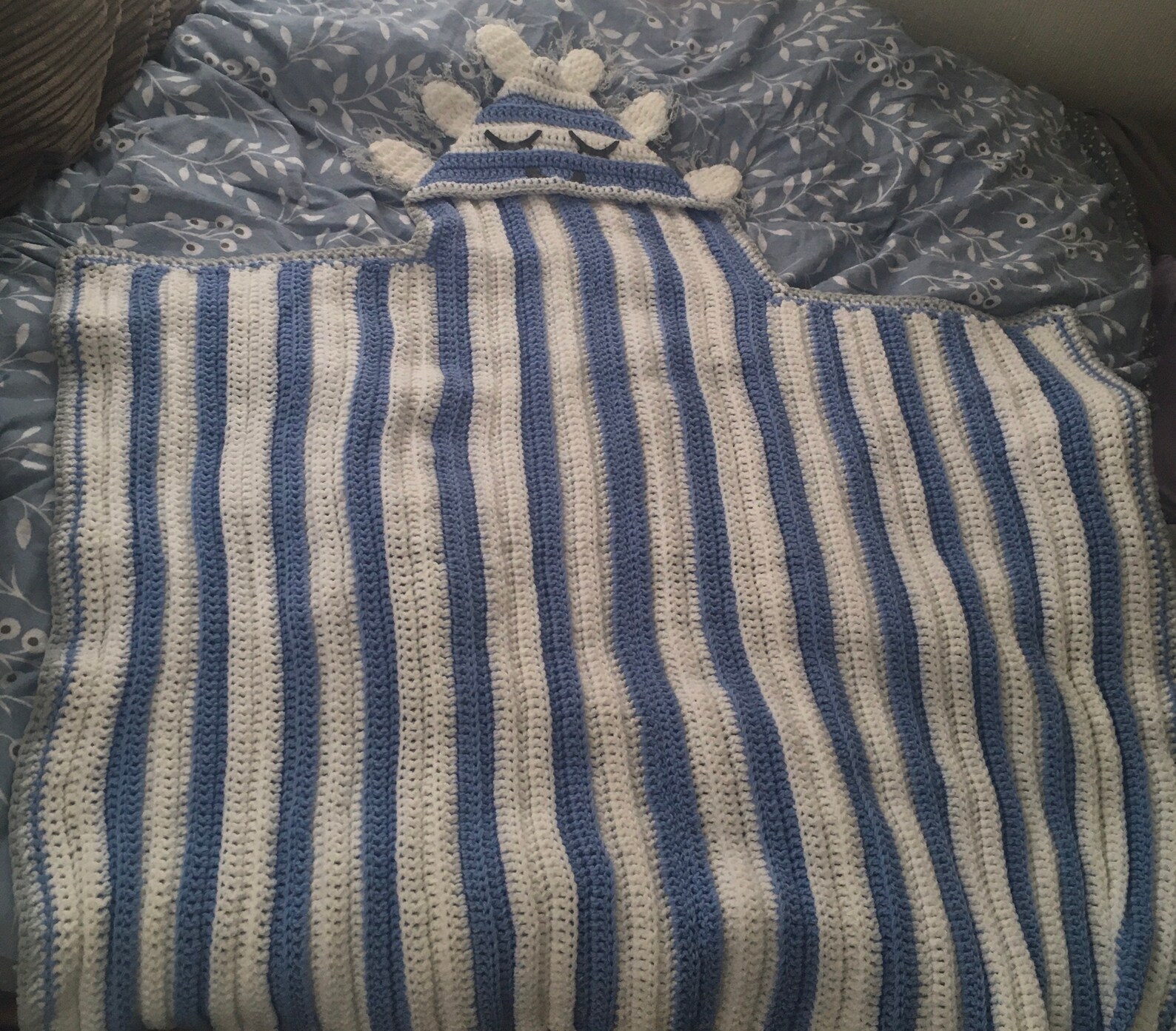 Handmade Axolotl Wrap Around Hooded Blanket. Etsy