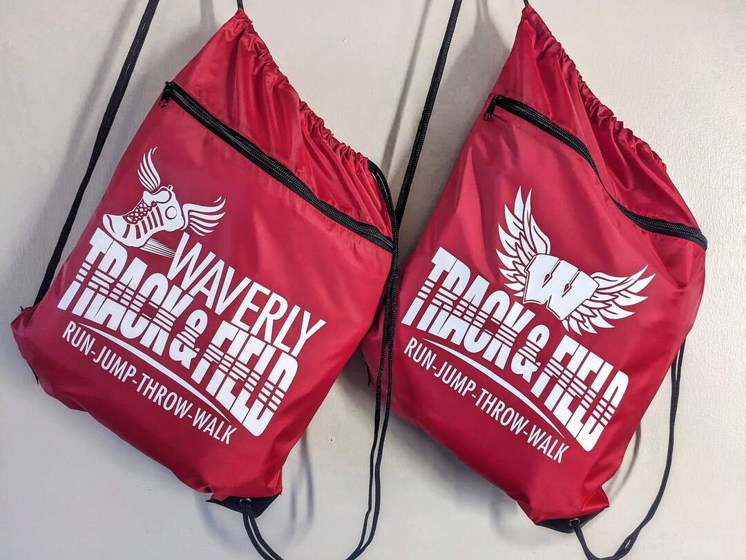 Waverly HS Track Bag Track and Field Bag Wolverines Gear Etsy