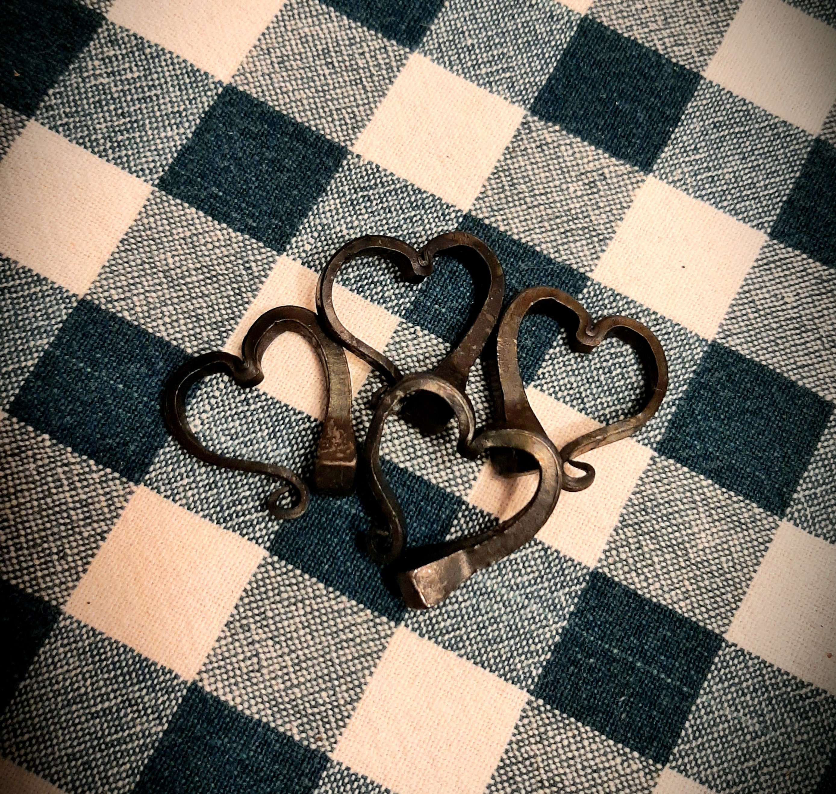 Horseshoe Nail Hearts Etsy