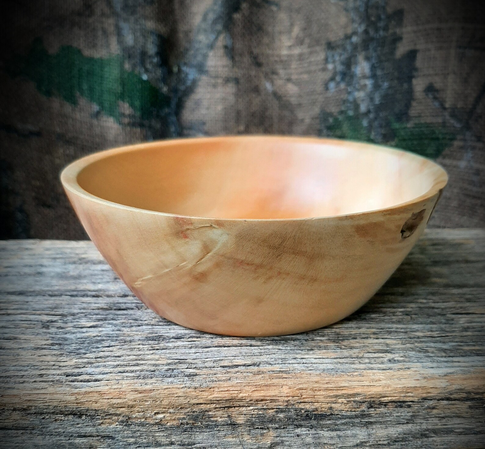Hand turned Box Elder wood bowl Etsy