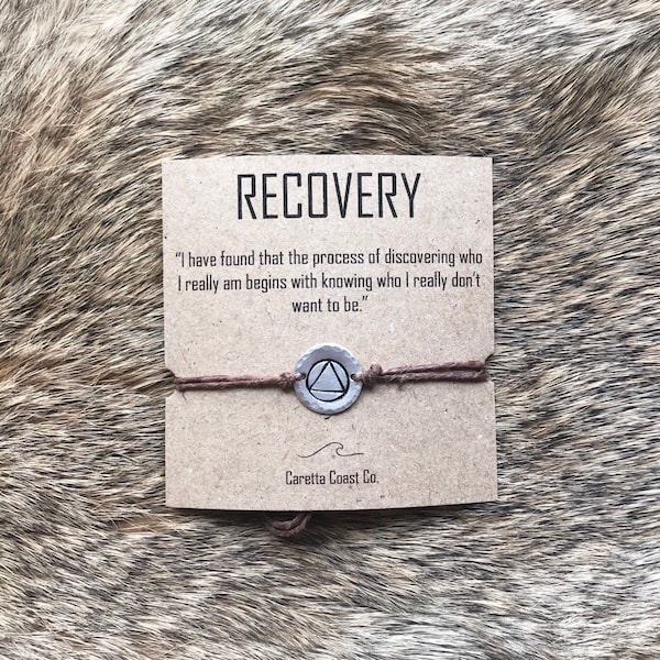 RECOVERY Jewelry | AA Bracelet | sober living jewelry | Alcoholics Anonymous | sobriety jewelry | Recovery bracelet | hand stamped bracelet