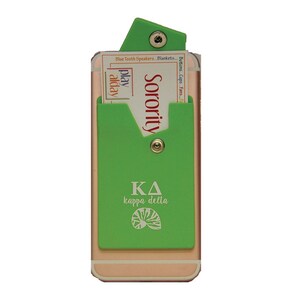 Bolsillo de teléfono celular Kappa Delta con cierre rápido