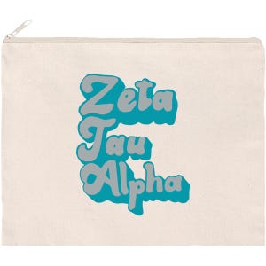 Zeta Tau Alpha Cosmetic Bag