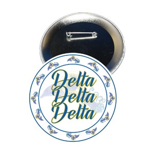 Delta Delta Delta Button - Sorority