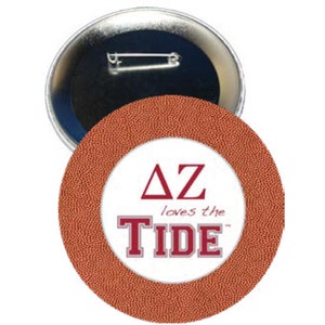 Delta Zeta Alabama GAME DAY Button #430